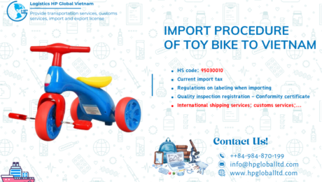 Import Toy bike to Vietnam
