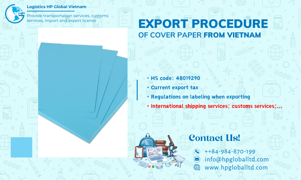 Export cover paper from Vietnam