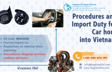 Import Car horn to Vietnam