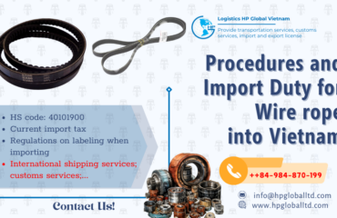 Import Wire rope to Vietnam