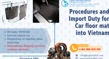 Import Car floor mat into Vietnam