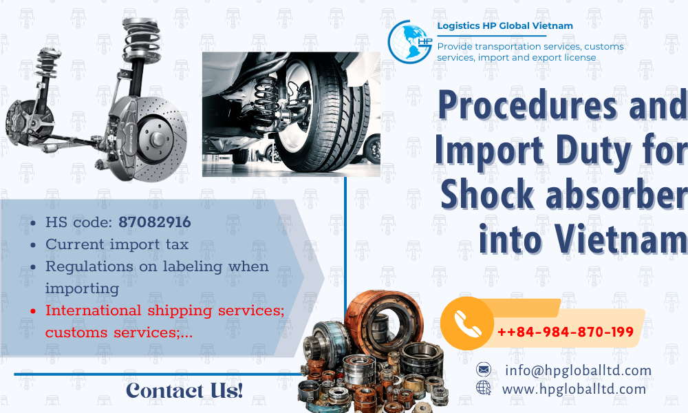 Import Shock absorber to Vietnam