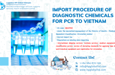 Import duty and procedures Diagnostic chemicals for PCR Vietnam