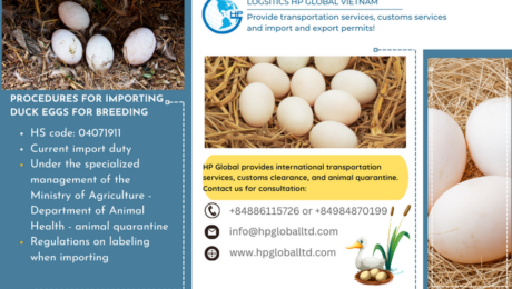 Procedures for importing duck eggs for breeding