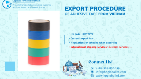 Export adhesive tape from Vietnam