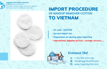 import makeup remover cotton to Vietnam