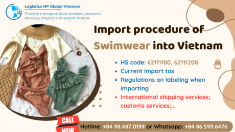 Import duty and procedures Swimwear Vietnam