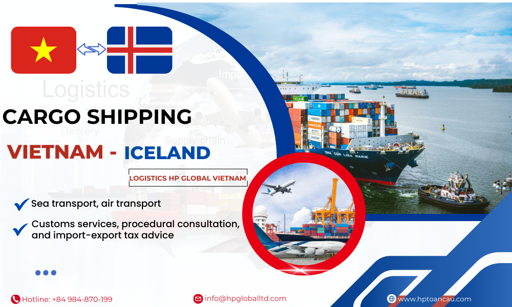 Cargo Shipping Vietnam - Iceland