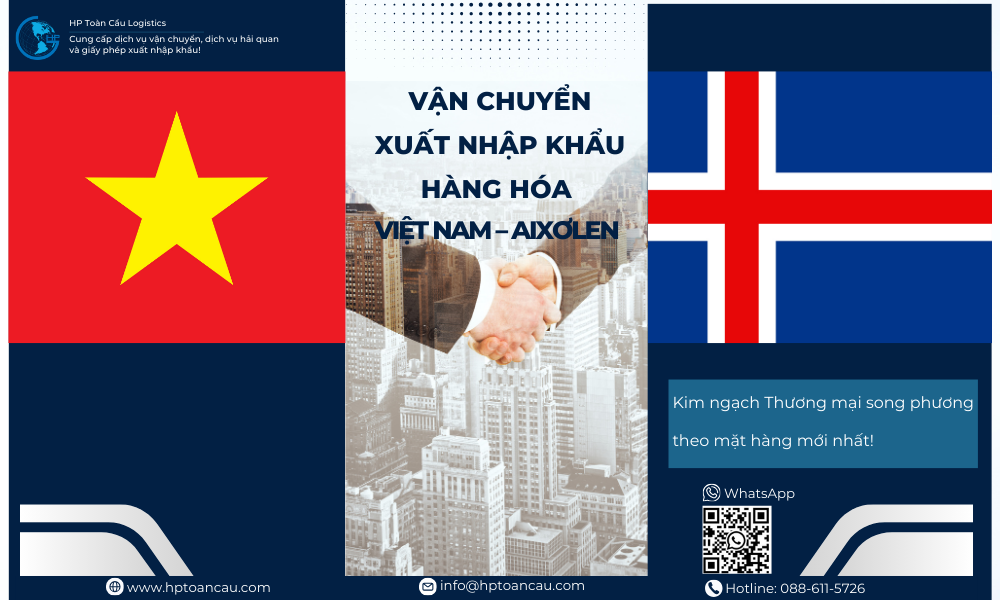 Vận Chuyển Xuất Nhập Khẩu Hàng Hóa Việt Nam - Aixơlen