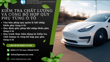 Kiểm tra chất lượng và công bố hợp quy phụ tùng ô tô