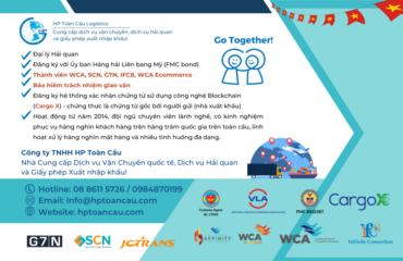 HP Toàn Cầu - Dịch vụ vận chuyển quốc tế, thủ tục hải quan và giấy phép xuất nhập khẩu!