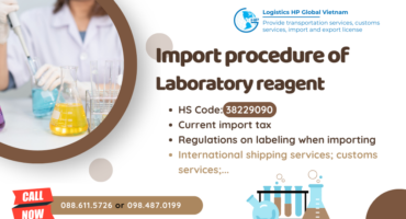 Import duty and procedures Laboratory reagent Vietnam
