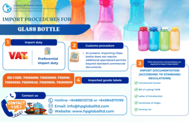 Import procedures for Glass bottle to Vietnam