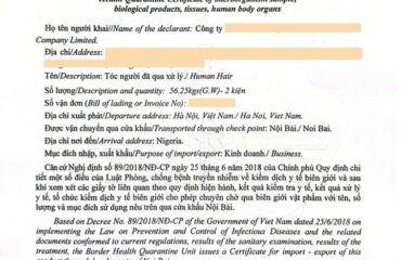 nhãn hàng hóa xuất khẩu