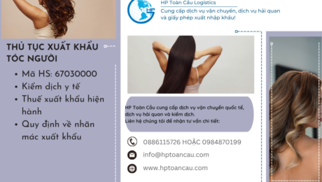 Thủ tục và thuế xuất khẩu tóc người đã qua sơ chế từ Việt Nam đi nước ngoài