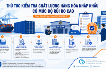 Các bước kiểm tra chất lượng hàng nhập khẩu có mức độ rủi ro cao Các bước kiểm tra chất lượng hàng nhập khẩu có mức độ rủi ro cao